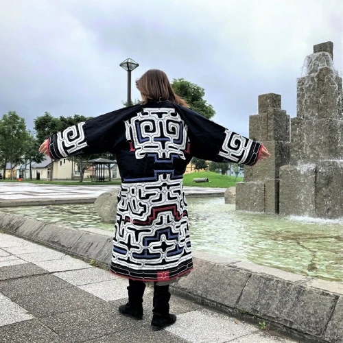 アイヌ アイヌ民族 浴衣 生地 ハンドメイド 北海道 - 浴衣