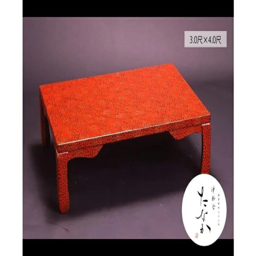 日本伝統工芸 津軽塗 唐塗 座卓 テーブル 大きさ：106㎝×76㎝×高さ32.5 