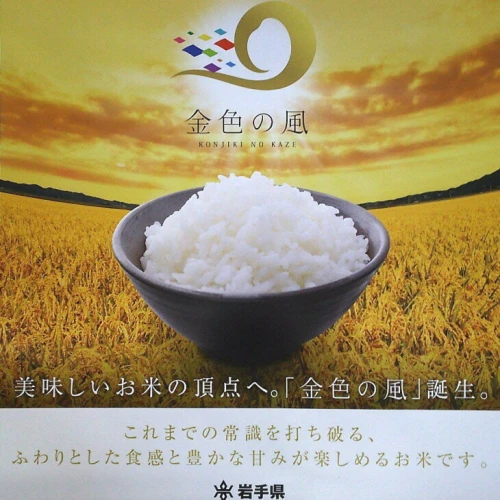 新登場の高級米 令和4年産 岩手県奥州市産 金色の風 白米 玄米も可