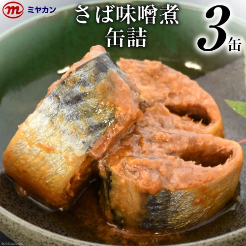 ふるさと納税｜ 缶詰 ミヤカンのさば味噌煮 175g×3缶 サバ缶 サバ