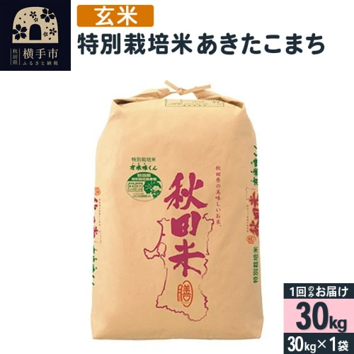 玄米】令和5年産 特別栽培米あきたこまち 30kg