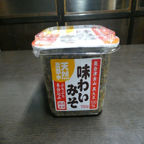 味わい味噌と赤かぼちゃ塩ジャムBセット 福島県 金山町 味噌 米みそ 無