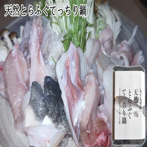 九十九里産天然とらふぐてっちり鍋用2人前 【 魚貝類 てっちり鍋用