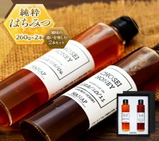 純正販売中 【ふるさと納税】 純粋はちみつギフトセット（260g×2