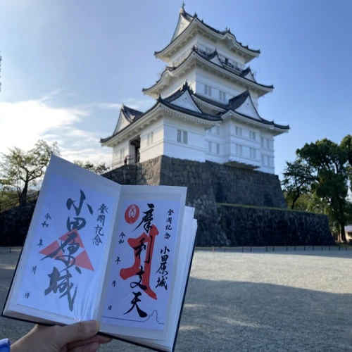 小田原城御城印・御城印帳セット【小田原 小田原城 御城印 三鱗 家紋