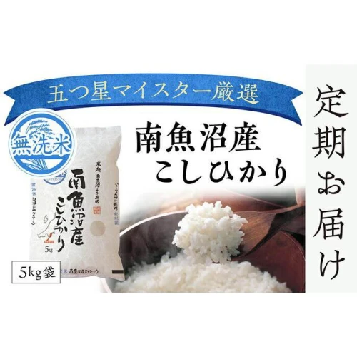 米 定期便 60kg ( 5kg × 12ヶ月 ) お米 こしひかり 新潟 南魚沼 魚沼産