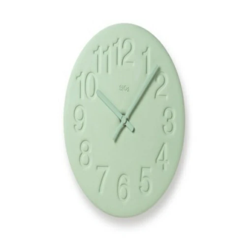 珪藻土の時計 / グリーン （LC11-08 GN）Lemnos レムノス 時計 【工芸