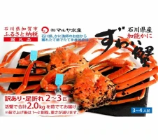 石川県産 香箱蟹 せいこ 足折れ 大きめ 1kg(5～6匹) 浜茹で 産地直送