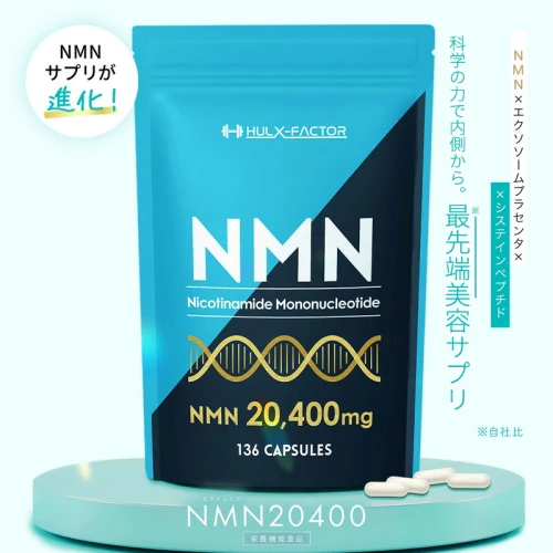 ハルクファクター NMN 20400mg 大容量 34日分 エイジングケア