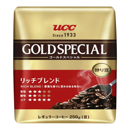 UCC 炒り豆ゴールドスペシャル リッチブレンドAP 250g×6 1691