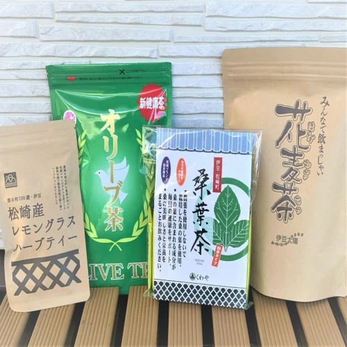 ふるさと納税】【伊豆松崎産】地元の生産者によるお茶 4種詰め合わせ