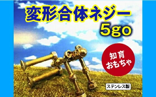 変形合体ネジー 5go／大河内 ロボット 知育 おもちゃ 工具不要