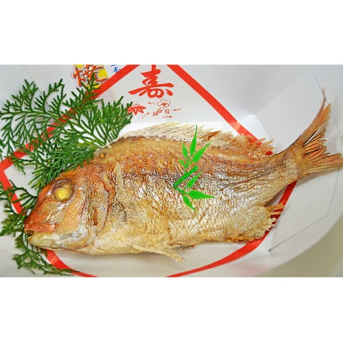 明石産 天然鯛の姿焼(6) 【魚貝類】 お届け：※12月20日から翌年1月10日