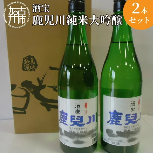 酒宝 鹿児川純米大吟醸 2本セット お酒 国産 大吟醸 日本酒