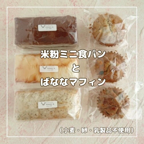 No.011 からだにやさしいおやつ グルテンフリー米粉の焼き菓子・米粉