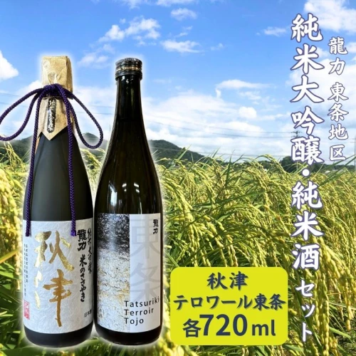 日本酒 龍力 加東市特A地区 東条産山田錦使用 純米大吟醸 秋津 ・ 純