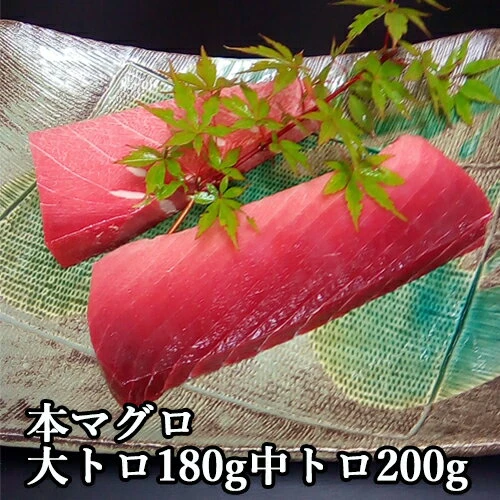 本鮪大トロ180g中トロ200g