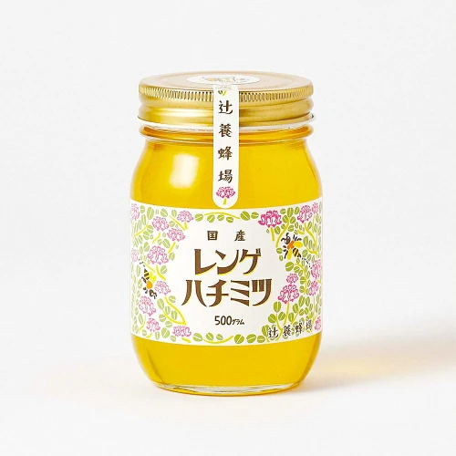 辻養蜂場株式会社 レンゲ蜂蜜 500g×2本 合計1kg 国産 九州産 天然蜂蜜