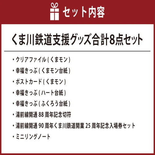 くま川鉄道支援グッズ8点セット（A） くまモングッズ 記念切符 入場券