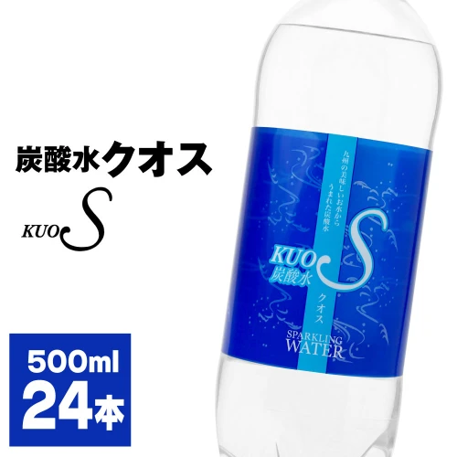 日田市ふるさと納税総合炭酸水クオス 500ml 24本 1箱 KUOS 強炭酸水 水