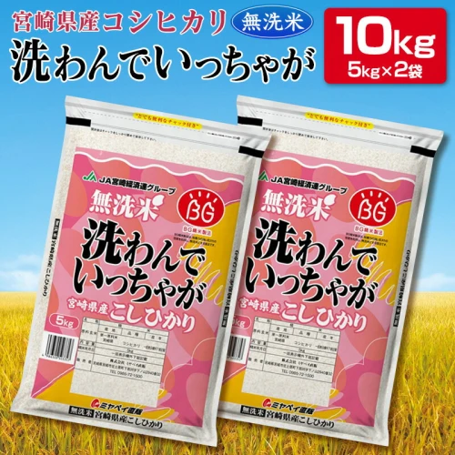 宮崎県産洗わんでいっちゃがコシヒカリ10kg