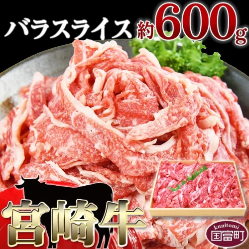 ふるさと納税｜ 牛肉 ＜宮崎牛バラスライス約600g＞※入金確認後、翌月