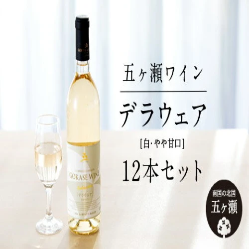 五ヶ瀬ワイン デラウェア（白・やや甘口） 720ml 12本 五ヶ瀬